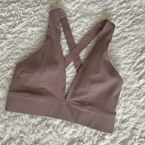 H&M Sporty Sexy Plunge V Crop Top Bra